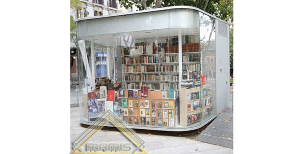 کانکس کتابفروشی , ساخت غرفه کتاب فروشی