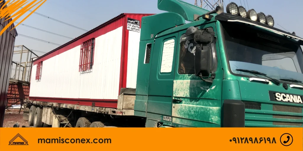 جابجایی و حمل کانکس با جرثقیل