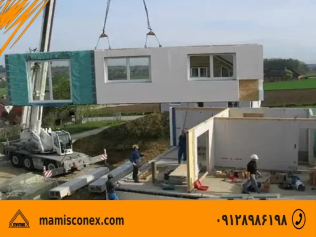 خانه پیش ساخته اغجرا در محل