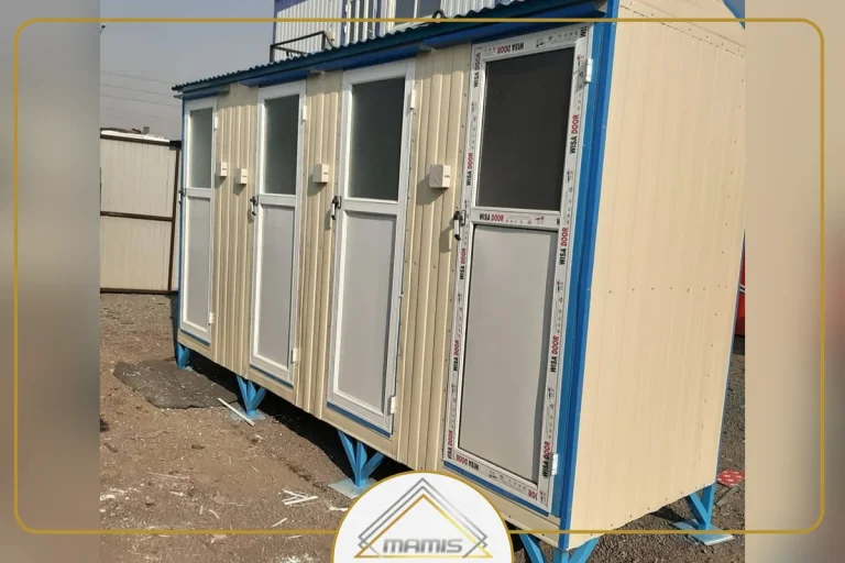 کانکس حمام کارگاهی 4 چشمه